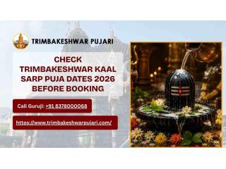 Check Trimbakeshwar Kaal Sarp Puja Dates 2026 Before Booking