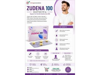 Zudena 100mg Tablet (Udenafil) – Erectile Dysfunction Treatment | Online Generic Medicine