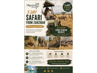 Migsam Safaris – 3-Day Safari from Zanzibar