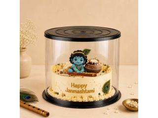 Clear Cake Boxes for Janmashtami Celebrations