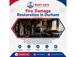 Fire Damage Restoration in Durham