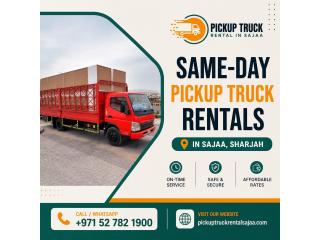 Same-Day Pickup Truck Rentals in Sajaa, Sharjah - Call Us Today! +971527821900