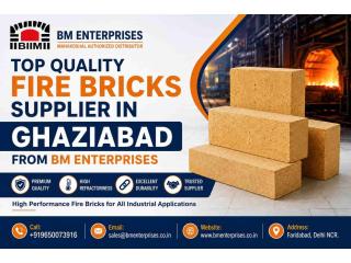 Top Quality Fire Bricks Supplier in Ghaziabad | BM Enterprises