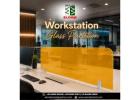 Office Workstation Glass Partition by Elora Board