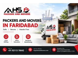 HS Packers and Movers in Faridabad