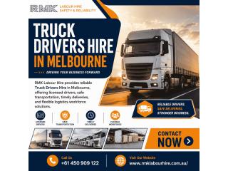 Truck Drivers Hire in Melbourne