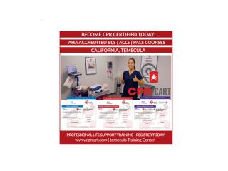 Temecula CPR Training for BLS, ACLS & PALS