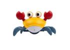 Musical Crawling Crab Toy for Babies with Lights & Obstacle Sensor