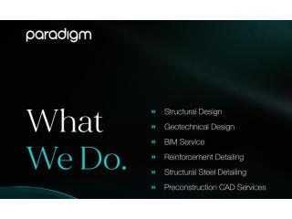 Structural Engineering Company | BIM, Structural Detailing & Rebar Detailing Services | Paradigm