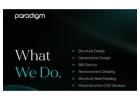 Structural Engineering Company | BIM, Structural Detailing & Rebar Detailing Services | Paradigm