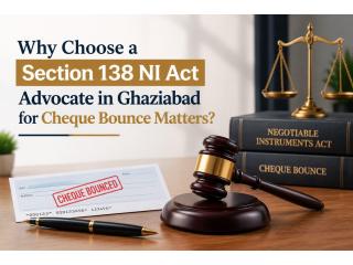 Why Choose a Section 138 NI Act Advocate in Ghaziabad for Cheque Bounce Matters?