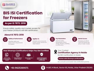 BIS ISI Certification for Freezers (IS 7872:2018)