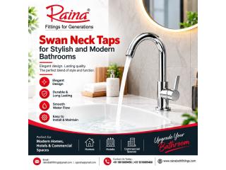 Swan Neck Taps for Stylish and Modern Bathrooms