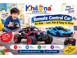 Remote Control Car for Kids – Fast, Fun & Easy to Drive