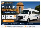 26 Seater Tempo Traveller Rental Delhi - Book Today