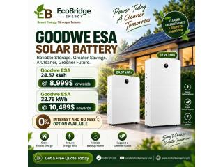 GOODWE ESA SOLAR BATTERY – FROM $8,999