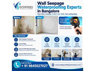 Wall Seepage Waterproofing Experts in Bangalore