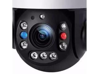Cameras with Red and Blue Lights