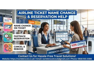 Airline Ticket Name Change – How Can I Change the Name on My Airline Ticket?