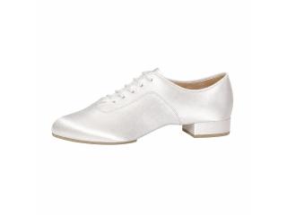 Fabio 29 2cm White Satin Regular Width Dance Shoes | Aida Dance USA — Clean & Controlled