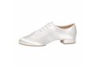 Fabio 29 2cm White Satin Regular Width Dance Shoes | Aida Dance USA — Clean & Controlled