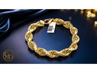 Best Place to Buy 10k 14k Gold Miami Cuban Bracelets in Texas USA-Gold and Diamond Jewelers