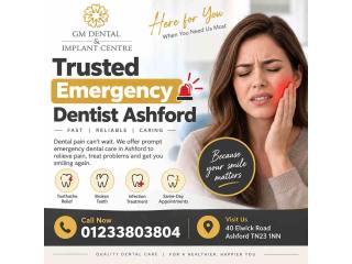 Trusted Emergency Dentist Ashford | GM Dental