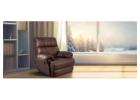 Some Chairs Just Look the Part. Little Nap's Leather Recliner Couch Lives It