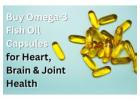 Omega-3 Fish Oil Capsules for Natural Heart & Brain Health Support