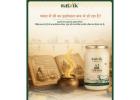 Satvik A2 Gir Cow Ghee (Pack of 1L x 2) – Vedic Bilona Ghee, Family Pack