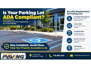 Parking Lot Line Striping in Buffalo, NY for Safer Vehicle and Pedestrian Movement