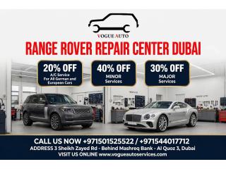 Range Rover Repair Center Dubai - 40% OFF at Vogue Auto Al Quoz