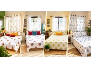 Traditional Hand Block Bedsheet Designs for Stylish Bedrooms