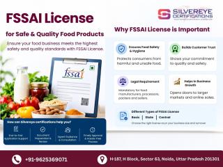 Get Your FSSAI License Done Right with Silvereye Certifications
