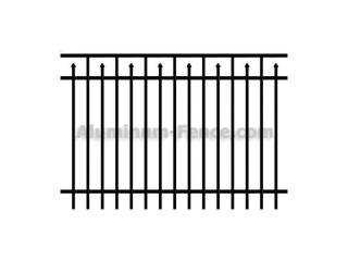 Durable Ornamental Aluminum Fence for Stylish Property Security