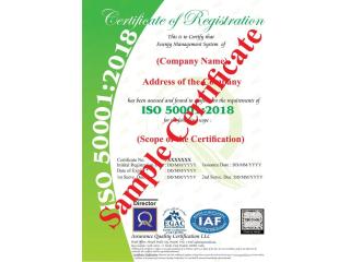 ISO 50001:2018 Certification – Trusted Energy Management System Body