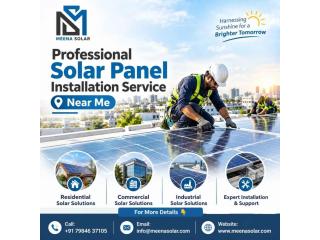 Professional Solar Panel Installation Service Near Me | Meena Solar