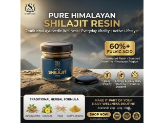 Ayurvedic Himalayan Shilajit Resin for Daily Wellness