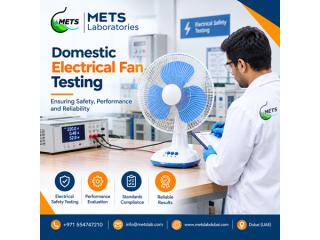 Domestic Electrical Fan Testing Services