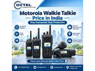 Discover Motorola Walkie Talkie Price in India | Best Models | GV Tel
