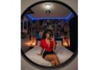 High Neck Party Wear Tops & Oversized Shirts | Tobeque
