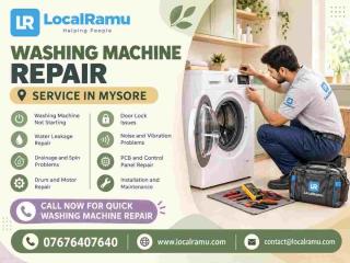 Professional Washing Machine Repair in Mysore with LocalRamu