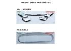 Ferrari 250 GT SWB (1959 to 1963) bumper and grill frame classic car