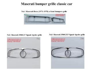 Maserati bumper and grill classic car