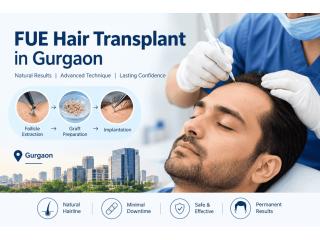 Best FUE Hair Transplant in Gurgaon with Zero Scars