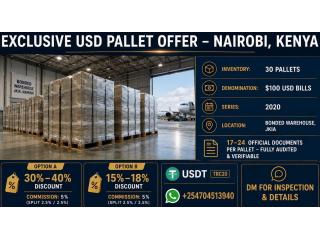 **EXCLUSIVE USD PALLET OPPORTUNITY — NAIROBI, KENYA**