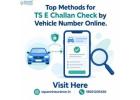 Top Methods for TS E Challan Check by Vehicle Number Online