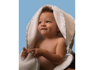 Luxury Hooded Baby Towel Blue 39x39 Inch – Premium Turkish Microcotton | USA