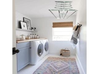 SkyLift Automated Laundry Rack for High-Ceiling in Singapore Homes