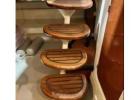 MariTeak Creates Custom Wooden Boat Steps for Marine Spaces